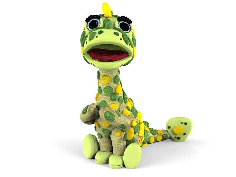 Clangers Baby Soup Dragon Artec Spider Europac 3D