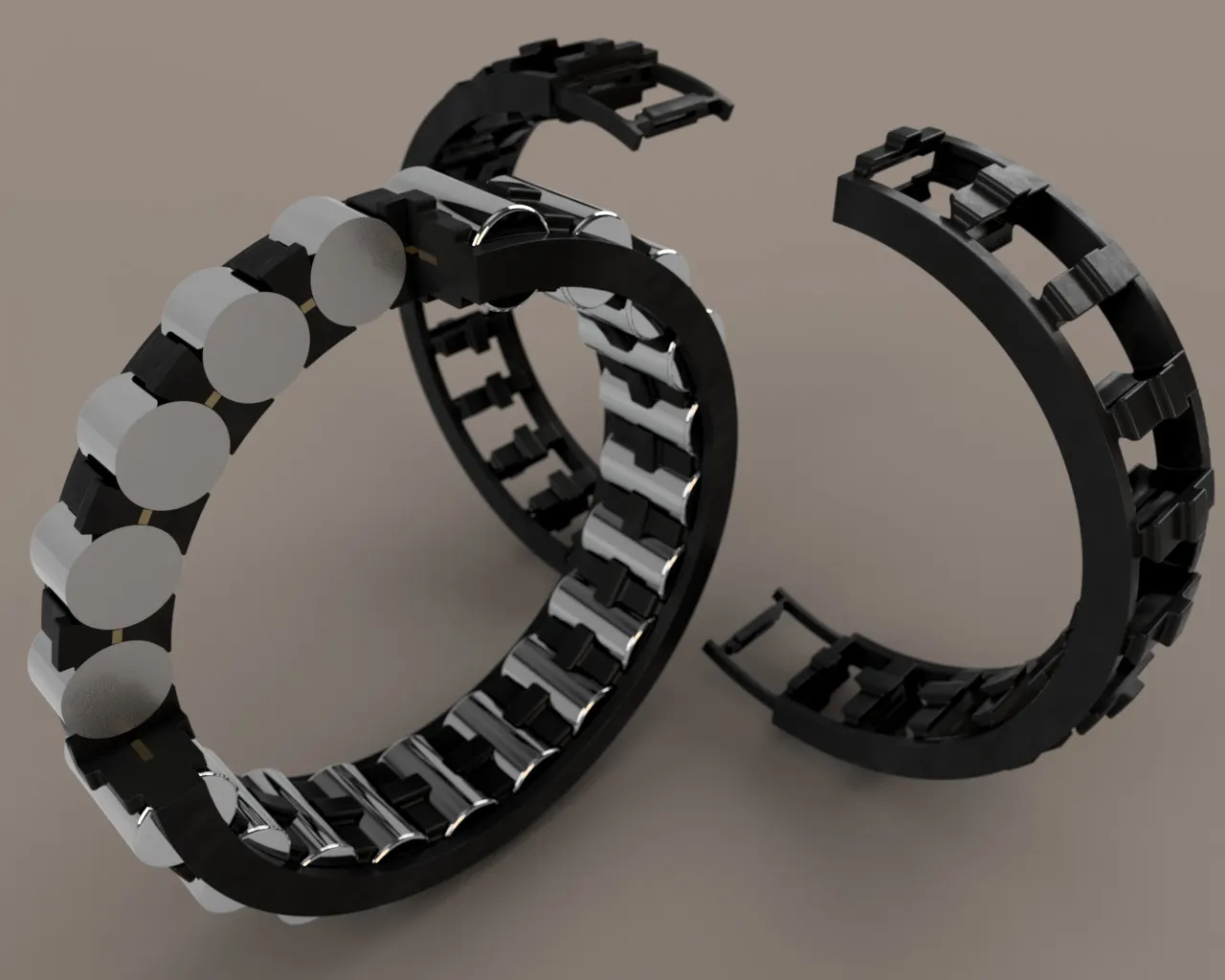 HP 3d printed bearings