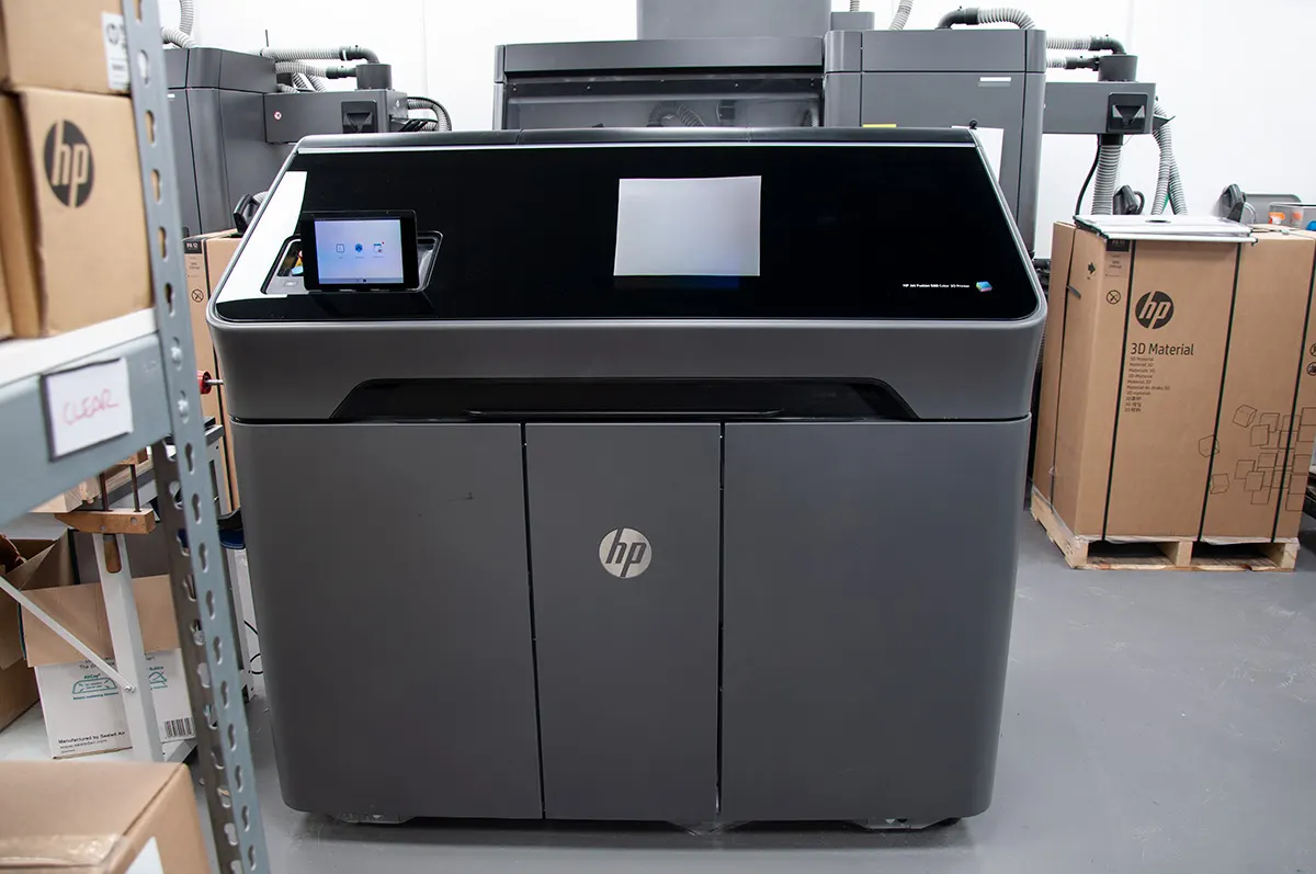 HP Jet Fusion 580 in the Europac 3D workshop in Whitchurch
